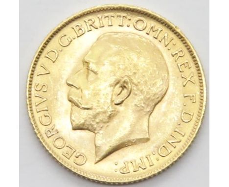 Full George V 1911 sovereign. P&amp;P Group 1 (£14+VAT for the first lot and £1+VAT for subsequent lots) 