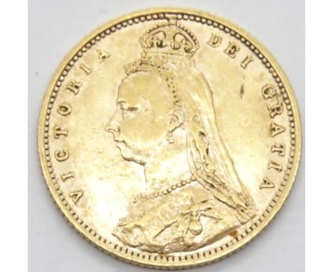 Victoria 1892 shield back half sovereign. P&amp;P Group 1 (£14+VAT for the first lot and £1+VAT for subsequent lots) 
