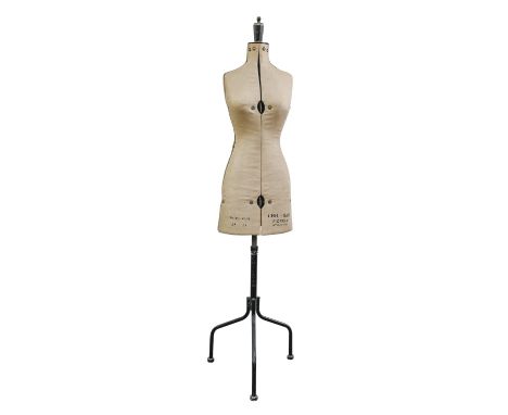 A dressmaker's female mannequin, marked BRITISH MADE, 169cm Good second-hand, used condition
