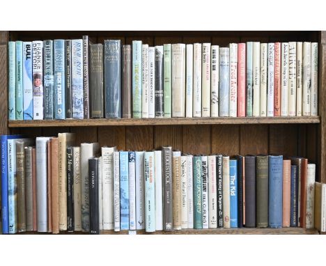 Books. Three shelves of horse breeding and racing, early 20th c and later, including Lyle (R.C.), The Aga Khan's Horses, firs