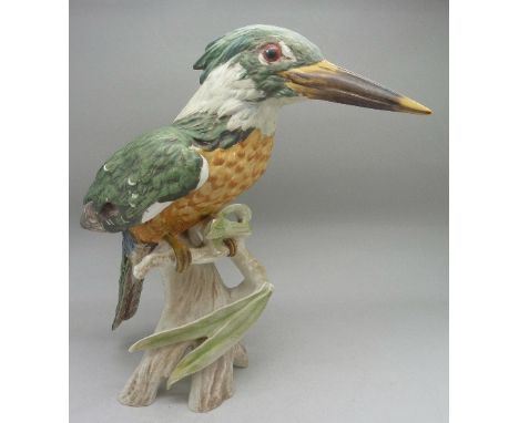 A Goebel figure of a kingfisher, signed G. Bochmann, height 24.5cm