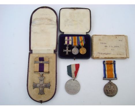 First World War 1916 M. C awarded to Lieutenant Henry Steedman Lewis, 11th Battalion Royal Sussex Regiment (191904) the medal