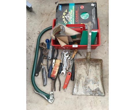 A COLLECTION OF VARIOUS TOOLS TO INCLUDE SPANNERS ETC. 