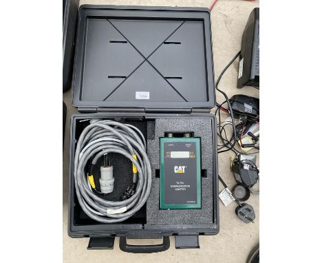 AN ELECTRONIC ENGINE DIAGNOSTICS CATERPILLAR KIT 