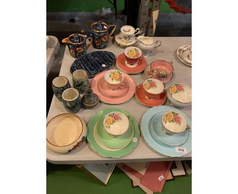 A SELECTION OF CERAMIC WARE TO INCLUDE ROYAL WINTON 