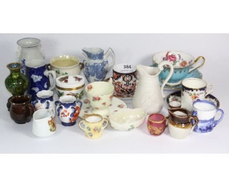 A quantity of mixed small ceramic items