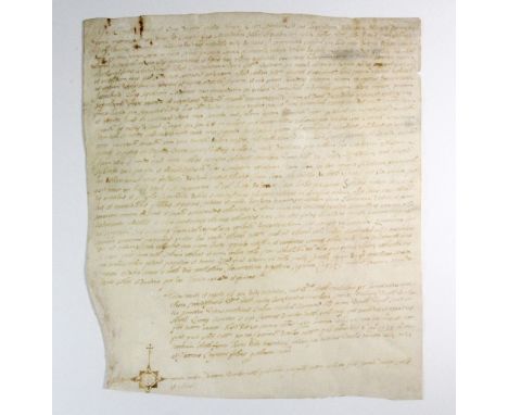 An early manuscript on velum c.1638