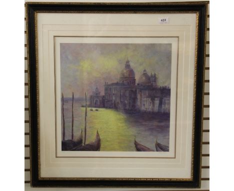 Mary Shaw, (British)  pencil signed limited edition 5/250 lithograph of Venice (69 x 74cm)