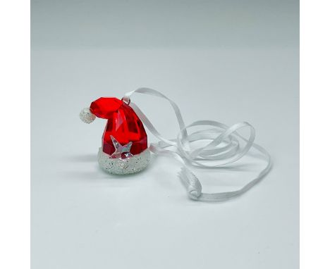 This Swarovski crystal Santaï¿½ï¿½s Hat ornament is part of the Merry Christmas collection. A cheerful addition to a Christma