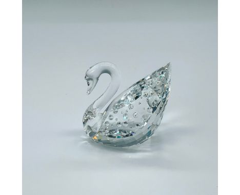 A Swarovski limited edition 100th Anniversary Swan crystal figurine with rhinestones. A limited edition released in 1995 to c