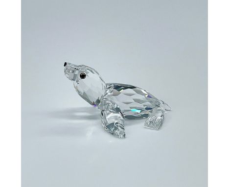 Part of the Aquatic Worlds Collection. Clear body. Black eyes and nose. Swarovski backstamp. This item has its original box w