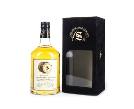 LITTLEMILL 1977 SIGNATORY VINTAGE AGED 23 YEARS Closed 1992. Bowling, Dunbartonshire. Distilled 4th May 1977, matured in cask
