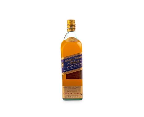 JOHNNIE WALKER OLDEST Blended Scotch Whisky Bottle no. C07584JW. 75cl, 43% volume.