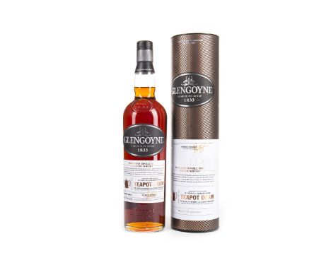 GLENGOYNE TEAPOT DRAM BATCH 2 Active. Dumgoyne, Dunbartonshire. Matured in first fill Oloroso casks, bottle no. 1360 of 3200.