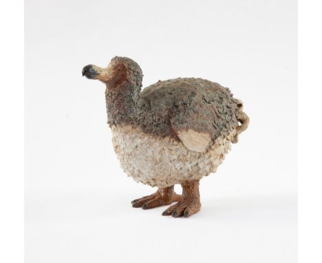 A ceramic sculpture of a Dodo22cm high (Ref 143)Further lots from the Ralfe Whistler Dodo collection include -Lots 28-41 (24t