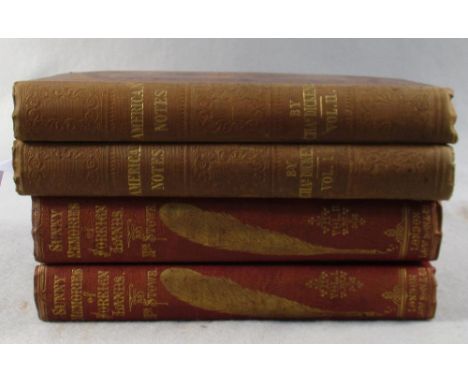 DICKENS (Charles) American Notes for General Circulation. London 1842, 8vo, first issue, 2 vols., original cloth slightly fad
