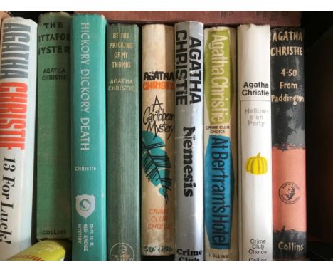 CHRISTIE (Agatha) Novels, 20 vols., including first editions in dust wrappers of: Dead Man's Folly, The Mirror Crack'd from S