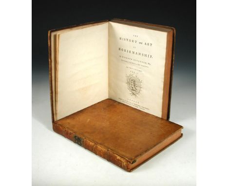 BERENGER (Richard), The History and Art of Horsemanship, in 2 vols, London 1771 , 4to, vignette title and dedication, frontis