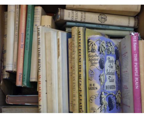 Literature and poetry, mainly 20th century. Various, by Gertrude Stein, H.E.Bates, Robert Graves, T.S.Eliot, W.H.Auden, etc, 