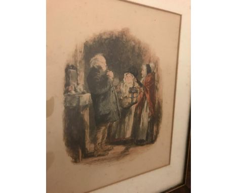 GILBERT (Sir John )., frontispiece for Harriet Beecher Stowe's 'The Pearl of Orr's Island', pen and watercolour, signed and d