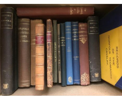 Norfolk - history and genealogy. The Norfolk Tour, 3rd edition 1777, 12mo; another edition 1786, few extra illustations; HEWI