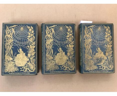 Natural history. [BUDGEN (L M)] "Acheta Domestica" Episodes of Insect Life, 3 vols. 1849-51, 8vo, coloured illustrations, sli