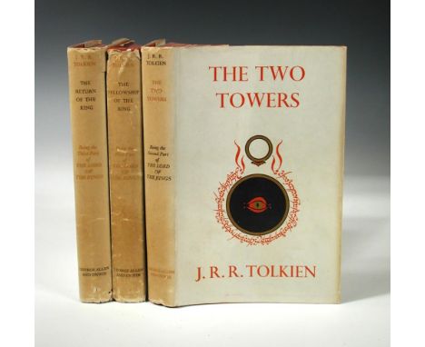 TOLKIEN (J. R. R.) The Lord of the Rings, first editions and first impressions, 3 vols. 1954-55, vol. 3 in third state with s