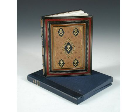 FARNSWORTH (Sydney) after George ELIOT. Oh May I Join The Choir Invisible, illuminated and gilt manuscript on vellum, 8pp of 