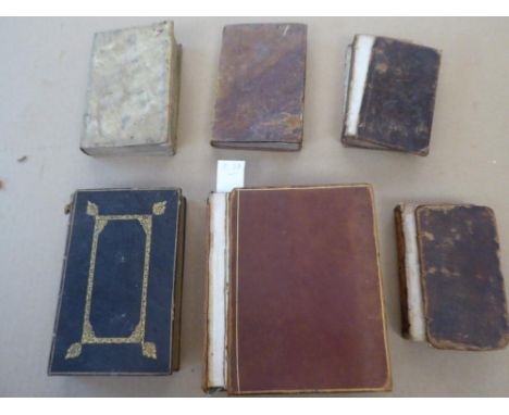 SEDGWICK (O.), The Doubting Beleever, or a Treatise....., London 1641, 12mo, rather toned, lacking upper board; The Moral Sta