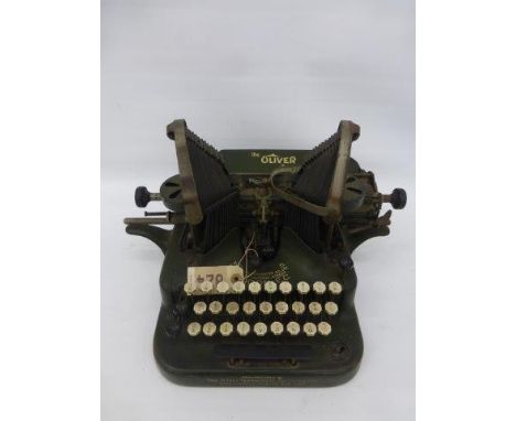 An Oliver No.5 typewriter. 