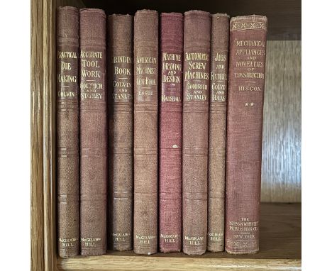 McGraw-Hill Machine Shop Library (8), to include Practical Die-Making (Colvin), Accurate Tool Work (Goodrich and Stanley), Gr
