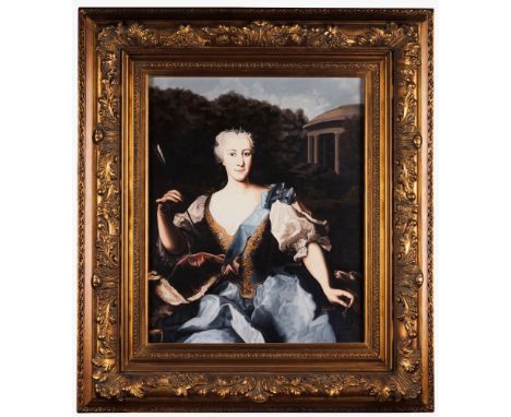 Leon Livinsky (XX/XXI)D. Maria Anna Leopoldine, princess de Schleswig-Holstein-Sonderburg-Beck (1717-1789)Oil on canvasCopy o