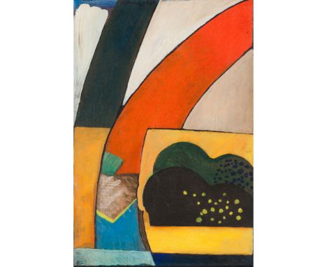 Raúl Perez (b. 1944)UntitledOil on boardSigned and dated "R. Perez 1967"Label to back with inscription ""Senhor Dom Manuel Es