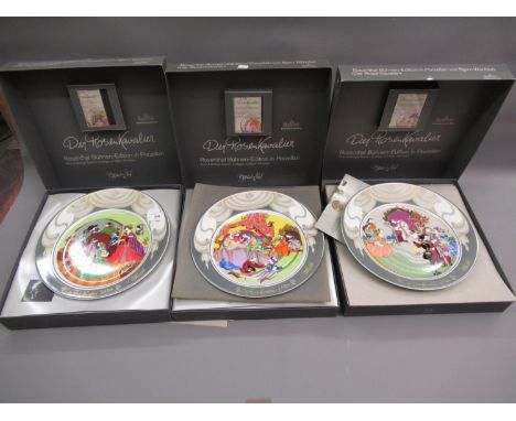 Three boxed Limited Edition Rosenthal platesAssociated music to these plates within the boxes. 