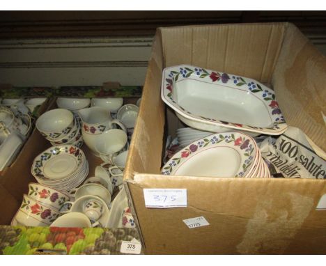 Adams ' Old Colonial ' part dinner and breakfast service comprising eleven dinner plates, fourteen side plates, nine medium p