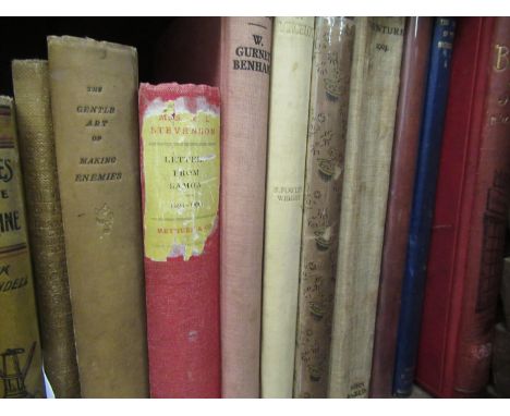 Ten volumes including: ' The Venture ' edited by Laurence Housman and W. Somerset Maughan, published London 1903 and printed 
