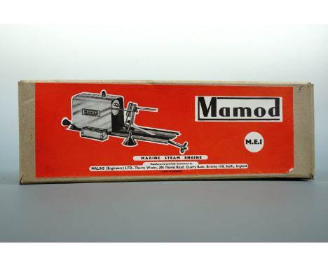 A Mamod M.E.1 Marine Steam Engine, in original carton