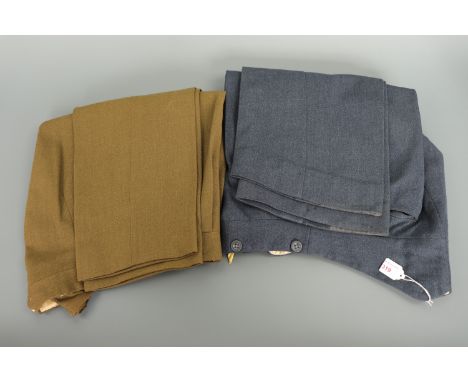 RAF and British army officer's trousers, circa 1940s