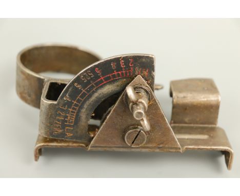 A Second World War British army 2-inch mortar clinometer sight No 3 Mk II