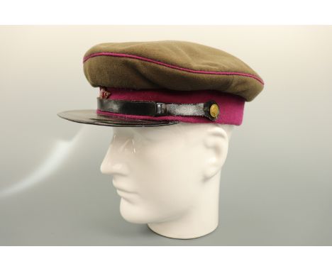 An early Soviet army peaked cap