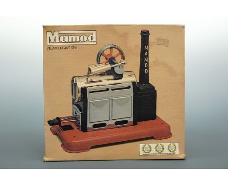 A Mamod SP2 Steam Engine, in original carton