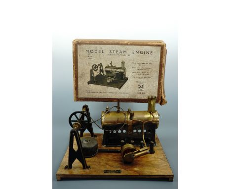 A Mersey Model Company Ltd Horizontal Stationary Steam Engine, in original carton