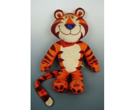A vintage Thomas Tudor Toy "Tony" the Tiger Kellogg's mascot, 57 cm