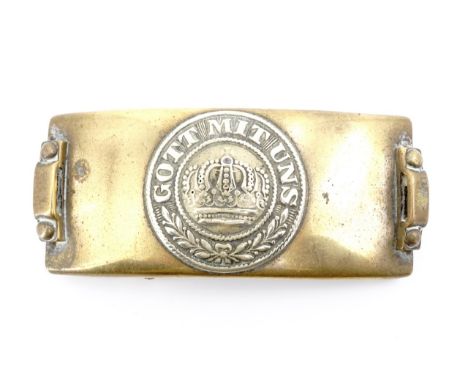 An Imperial German army telegraphist's belt buckle