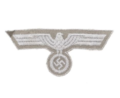 A German Third Reich army other ranks tunic breast national emblem