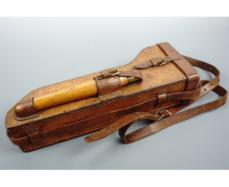 A Great War British army trench / artillery spotting Periscope No 14, in fitted case with mounts