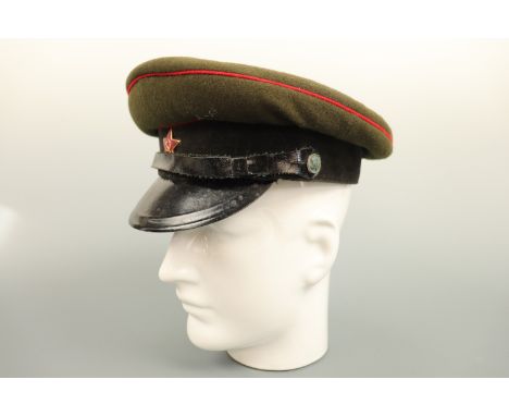 An early Soviet army peaked cap