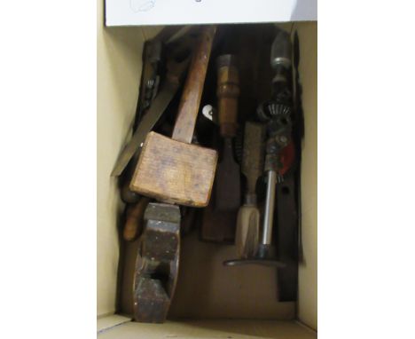 A collection of hand tools