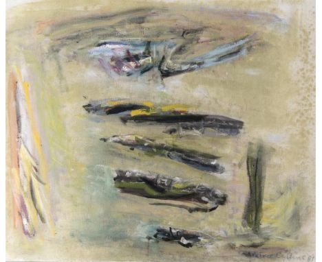 Patrick Collins HRHA (1911-1994)Potato Patch (a.k.a Lazy Beds)Oil on canvas, 69 x 81cm (27¼ x 31¾'')Signed and dated 1981Exhi