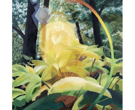 Trevor Geoghegan (b.1946)Forest Light no. 5 (1987)Oil on canvas, 50 x 58cm (19¾ x 22¾'')Signed and dated '87Provenance: From 